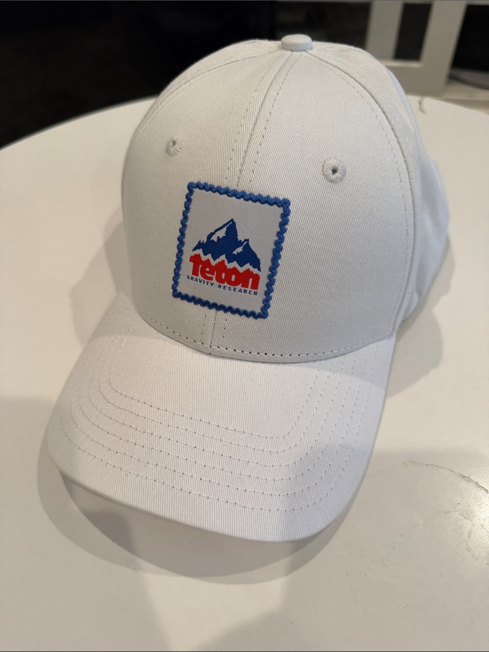 Teton Gravity Research US Mail Edition White Baseball Cap